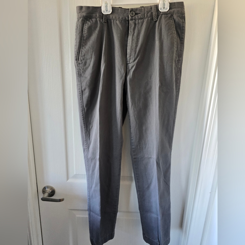 J. Crew Men's Charcoal Gray Chinos